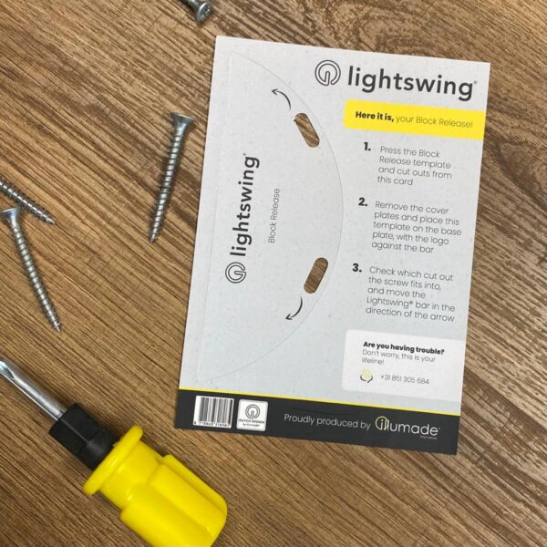 Deblokkeer je Lightswing® met de Block Release