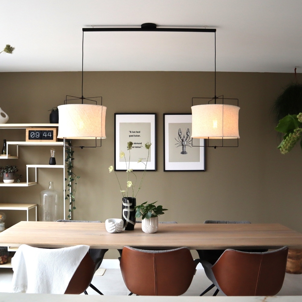 Lightswing twin zwart eetkamer