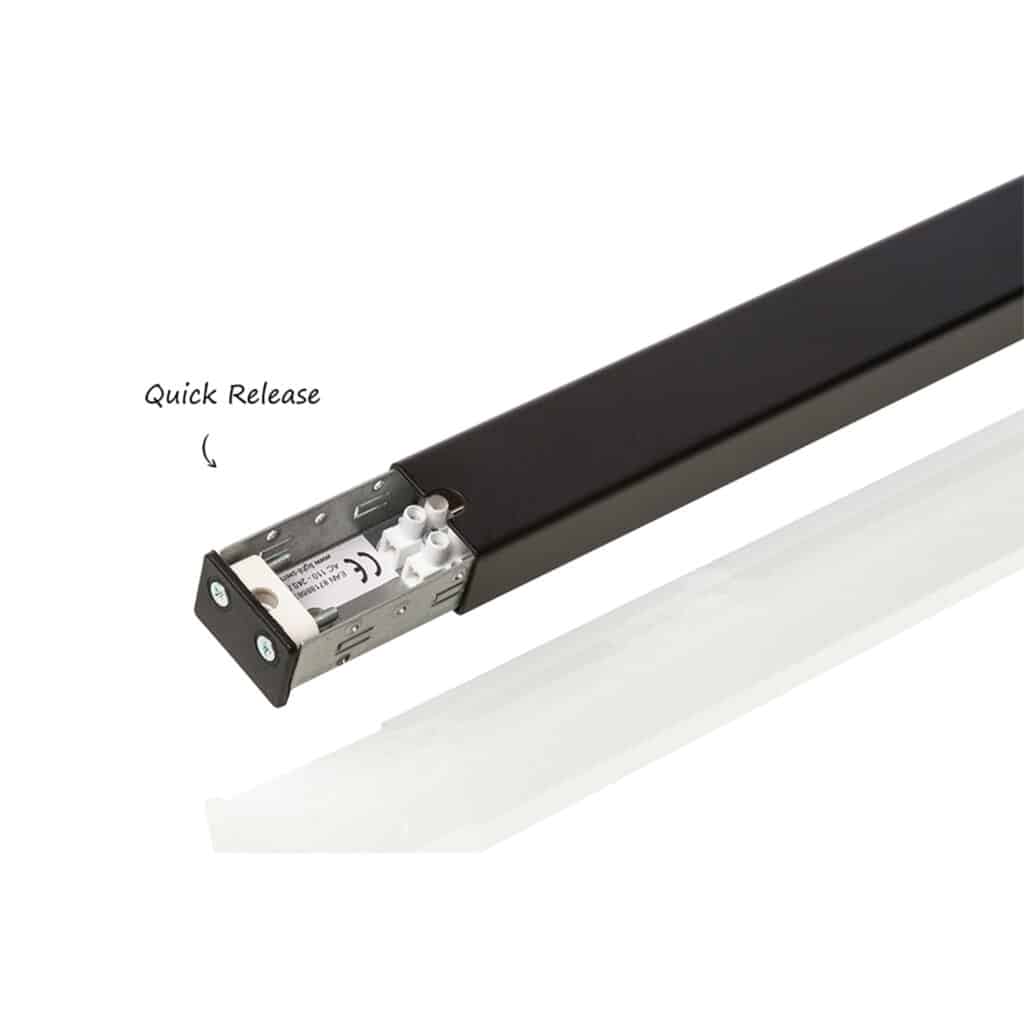 Quick Release zwart - met tekst
