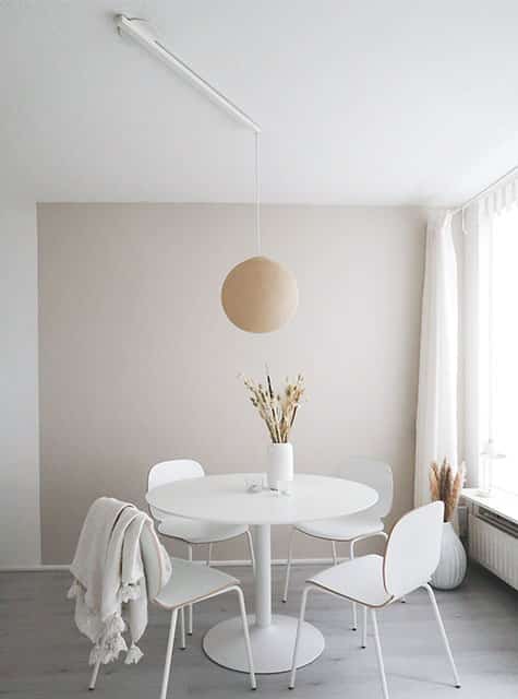 Lightswing single mat wit boven eettafel