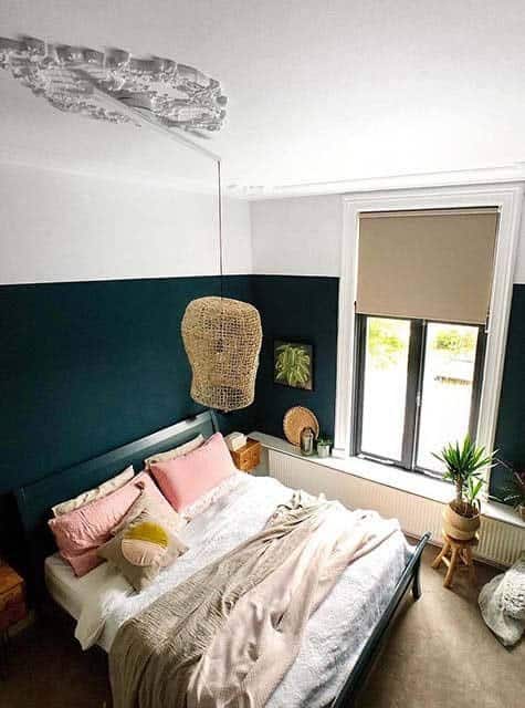 Lightswing Single mat aan ornament in slaapkamer boven bed